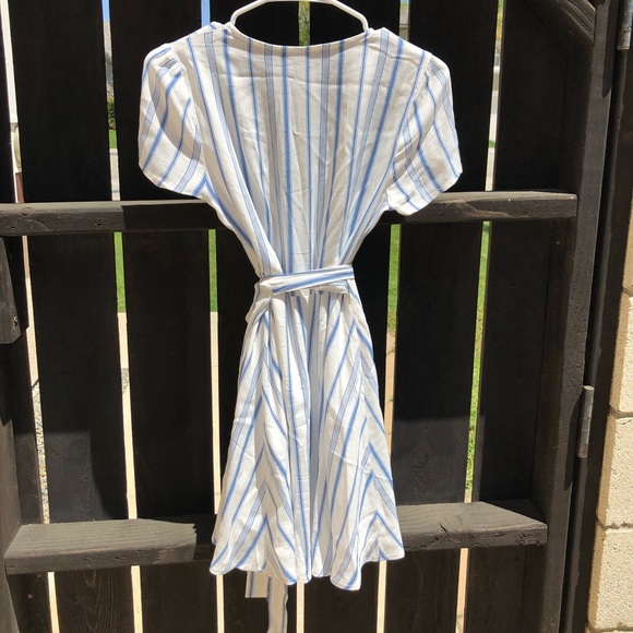 Forever 21 striped wrap dress - Picture 2 of 5